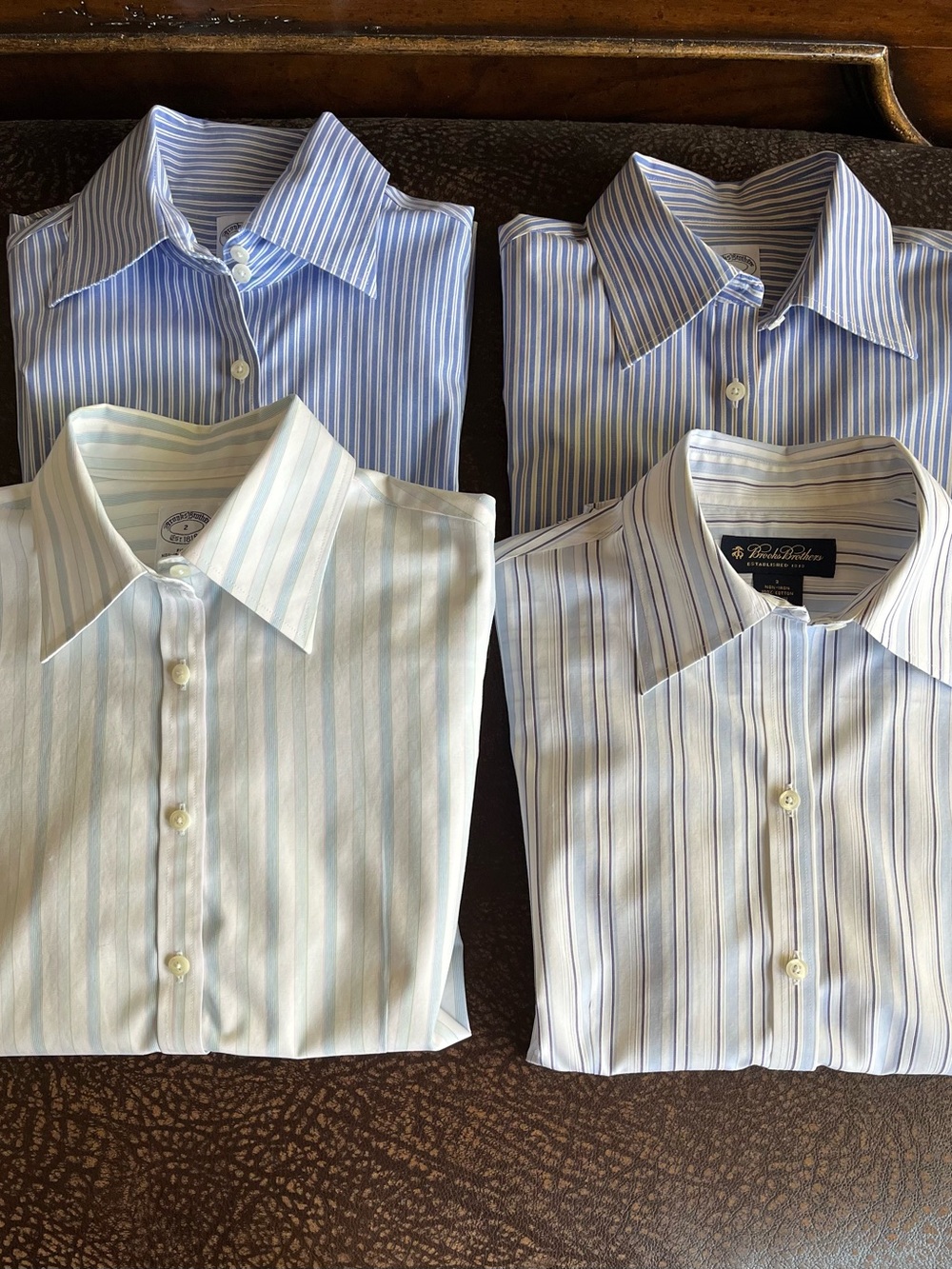 Brooks Brothers Women’s Button-Down Shirts (Set of 4) - Size 2 - EUC